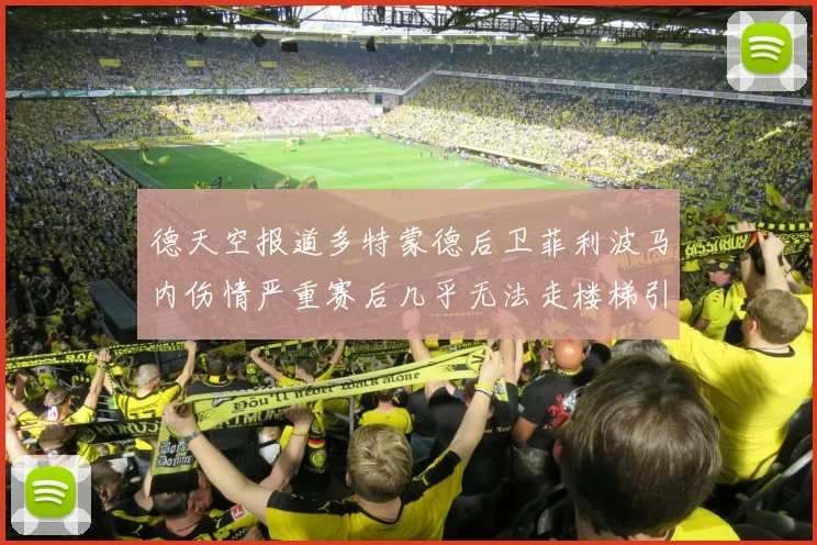 德天空报道多特蒙德后卫菲利波马内伤情严重赛后几乎无法走楼梯引发关注